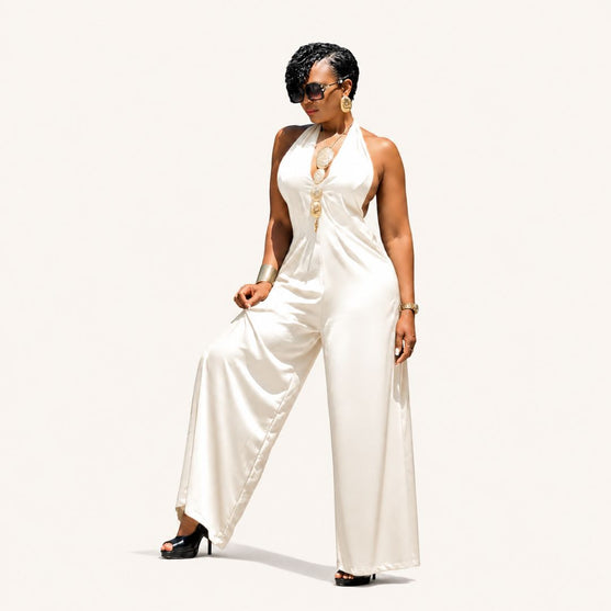 Enterizo Halter Wide Leg