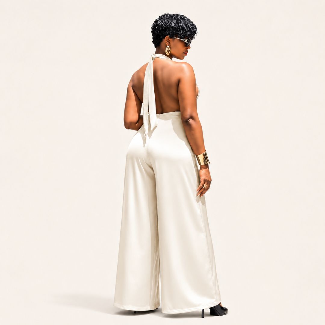 Enterizo Halter Wide Leg