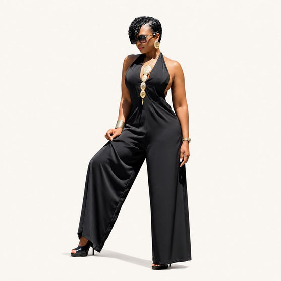 Enterizo Halter Wide Leg
