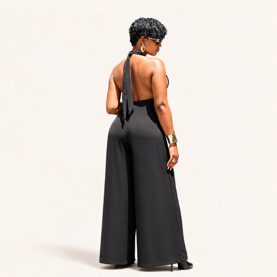 Enterizo Halter Wide Leg